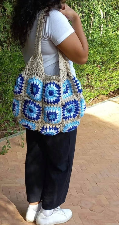 Granny Square Tote